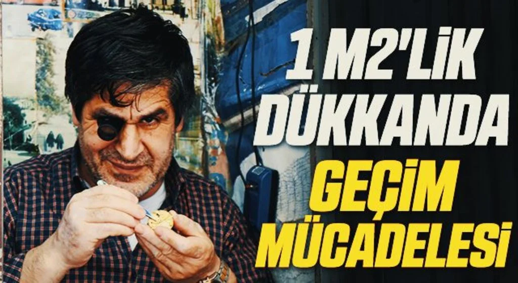1 m2'lik dükkanda geçim mücadelesi