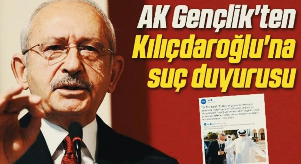 AK Gençlik'ten Kılıçdaroğlu'na suç duyurusu