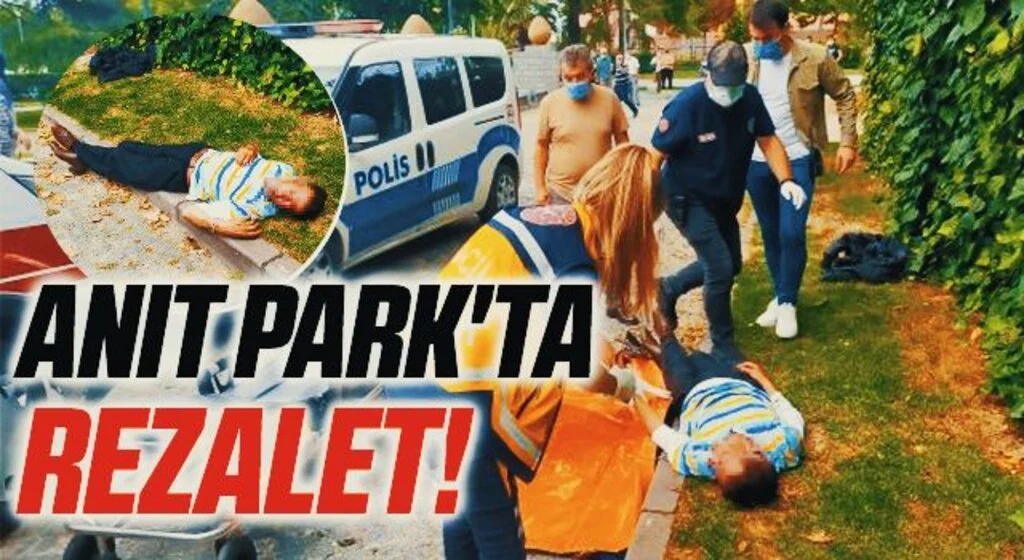 Anıt Park'ta rezalet!
