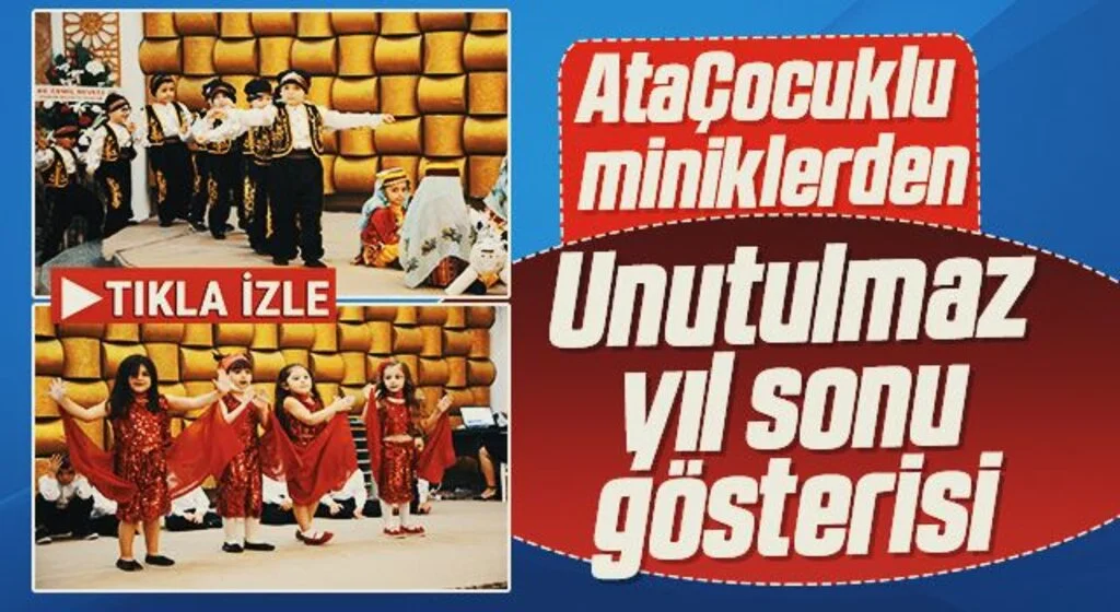 AtaÇocuklu minikler büyüledi