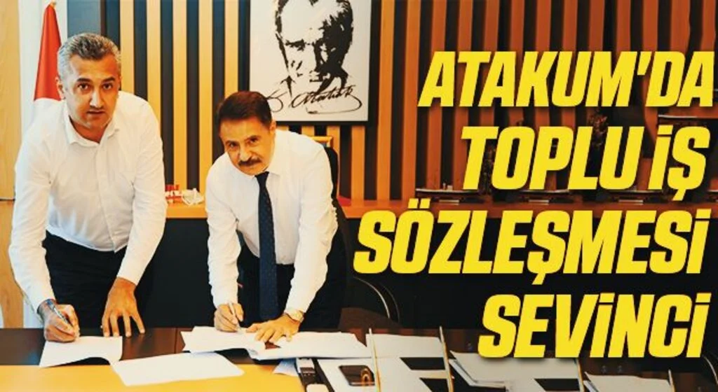 Atakum'da işçi lehine sözleşme