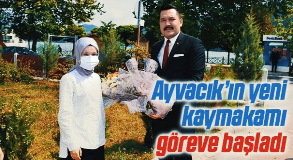 Ayvacık'ın Yeni Kaymakamı Furkan Taha Türkmenoğlu Göreve Başladı