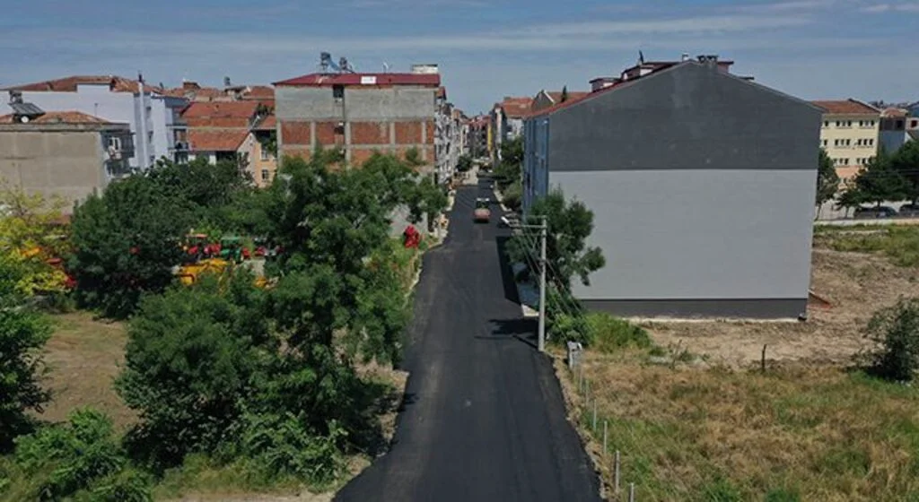 Bafra’da asfalt çalışmaları