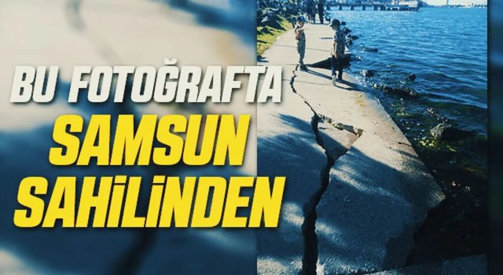 Bu fotoğrafta Samsun Sahilinden 