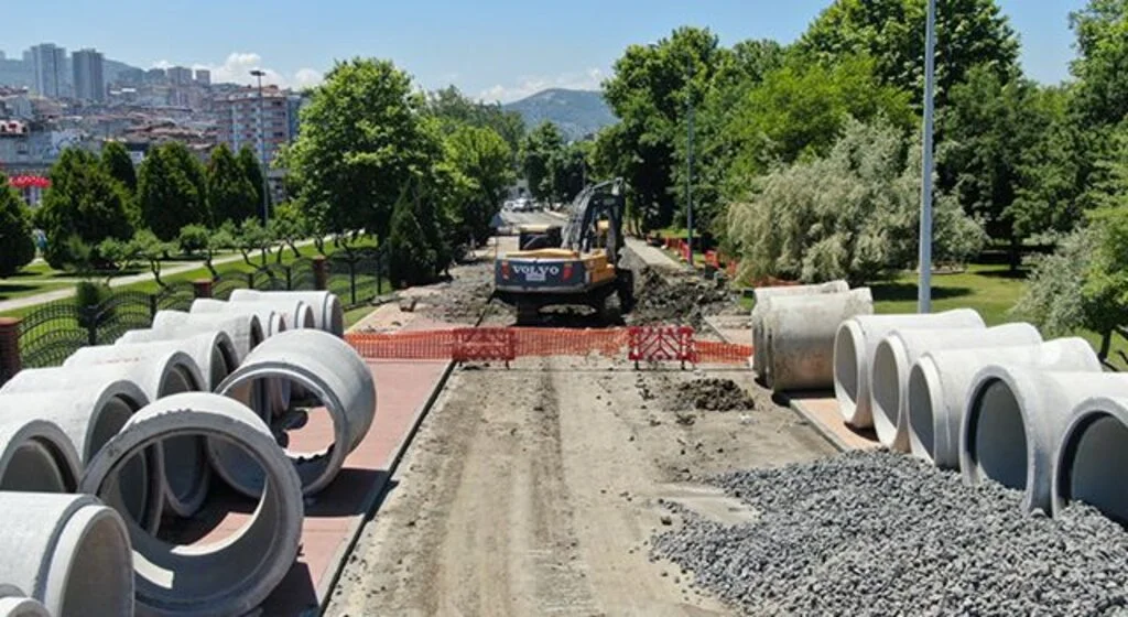 Canik Yağmur Suyu Kollektör Hattı’nın ilk etabı tamamlandı