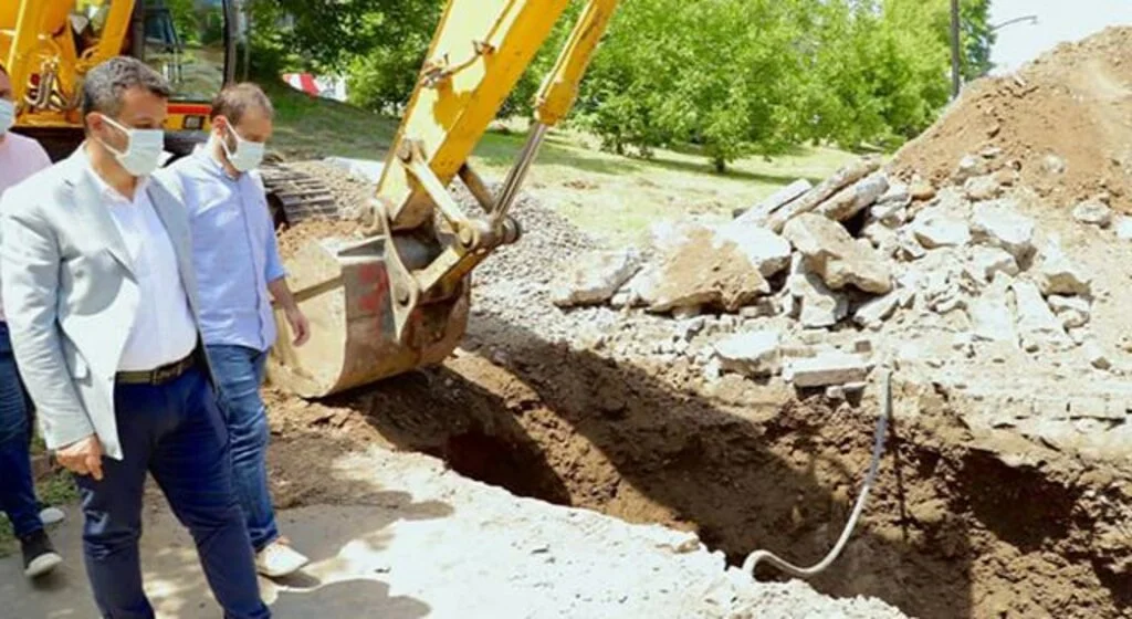 Çarşamba'da Altyapıya ilk kazma vuruldu