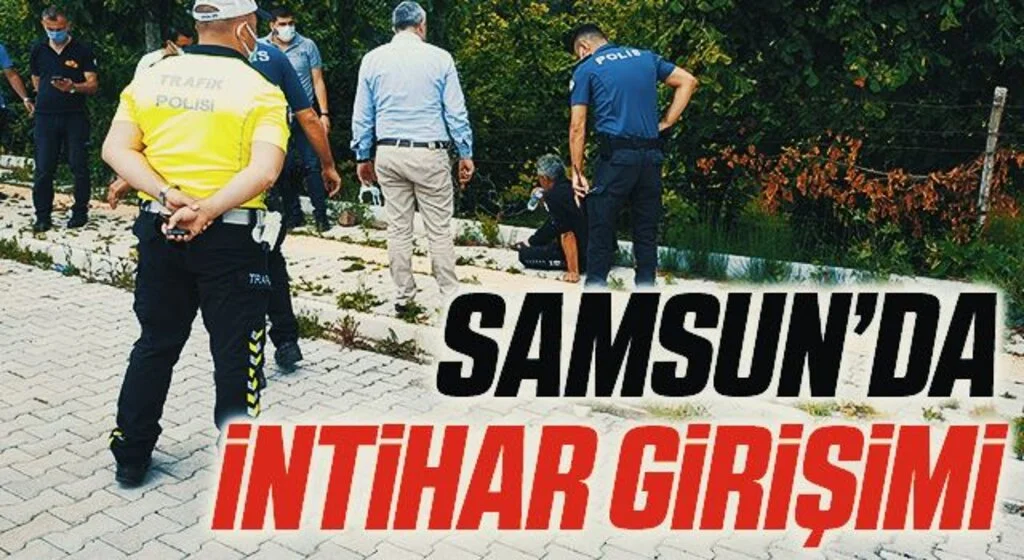 Çarşamba’da İntihara kalkıştı müdür ikna etti