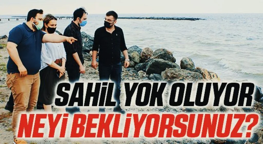 CHP Atakum Gençlik Kolları üyeleri: Sahil Yok Oluyor Neyi Bekliyorsunuz?