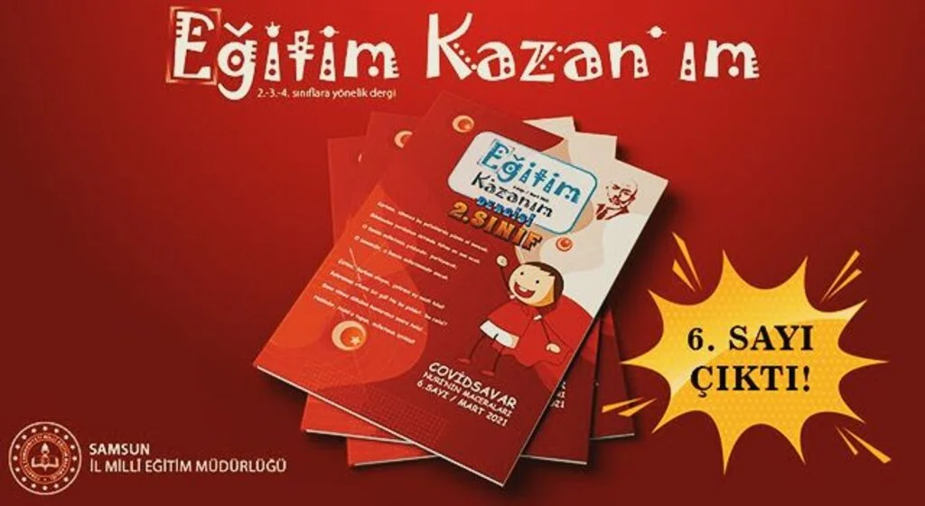 Çocuklar için ‘Eğitim Kazan’ım dergisi