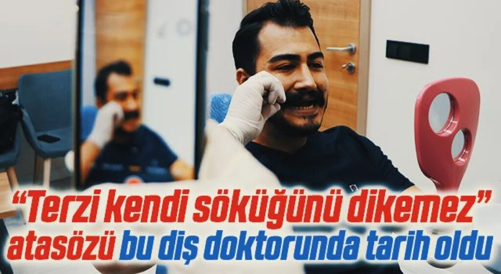 Diş hekimi ağrıyan 20'lik dişini kendi çekti