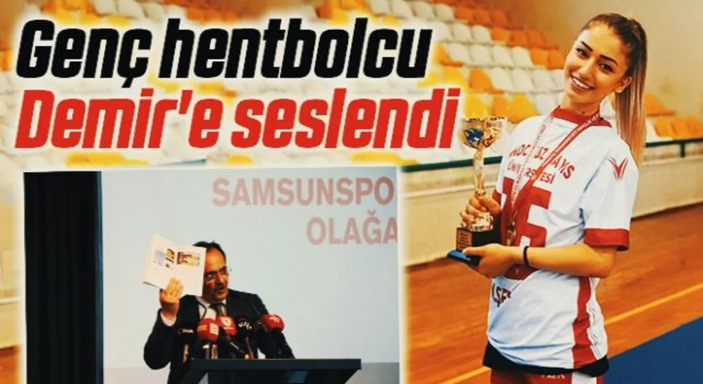 Genç hentbolcu Başkan Demir'e seslendi