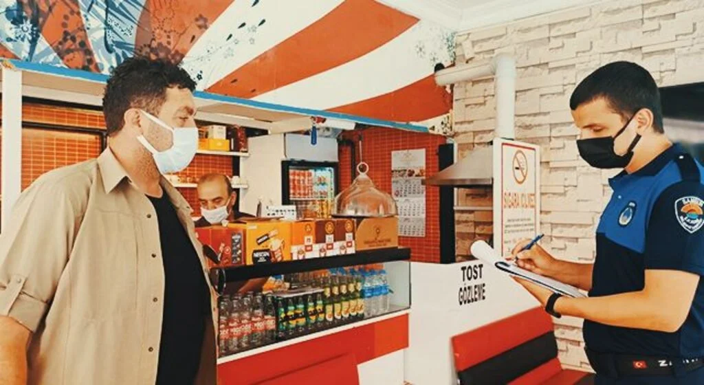 İlkadım'da Kahvehane ve çay ocakları denetlendi