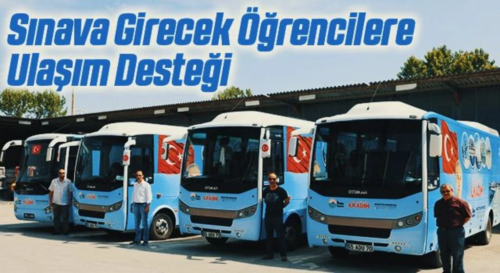 LGS adaylarına ücretsiz ulaşım