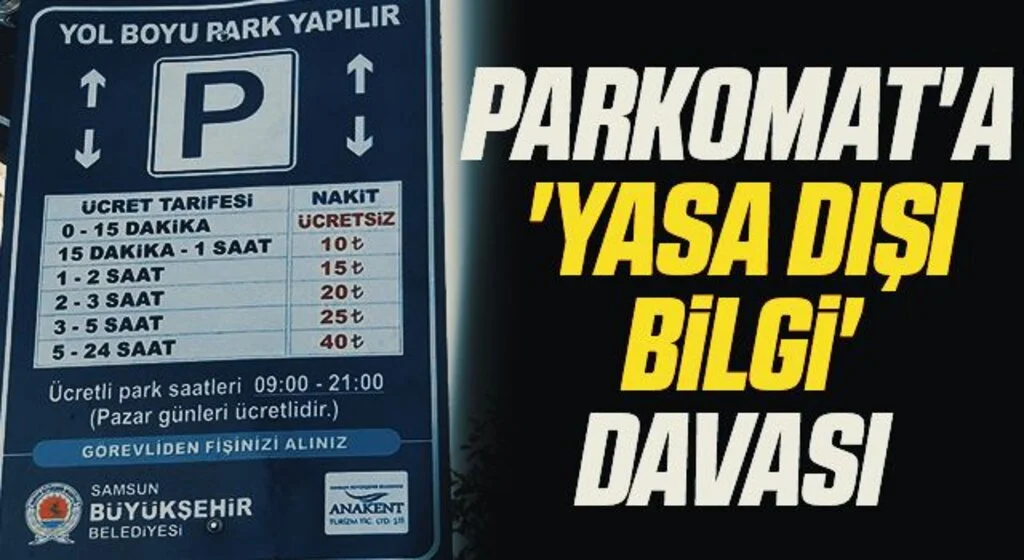 PARKOMAT'a 'Yasa Dışı Bilgi' Davası
