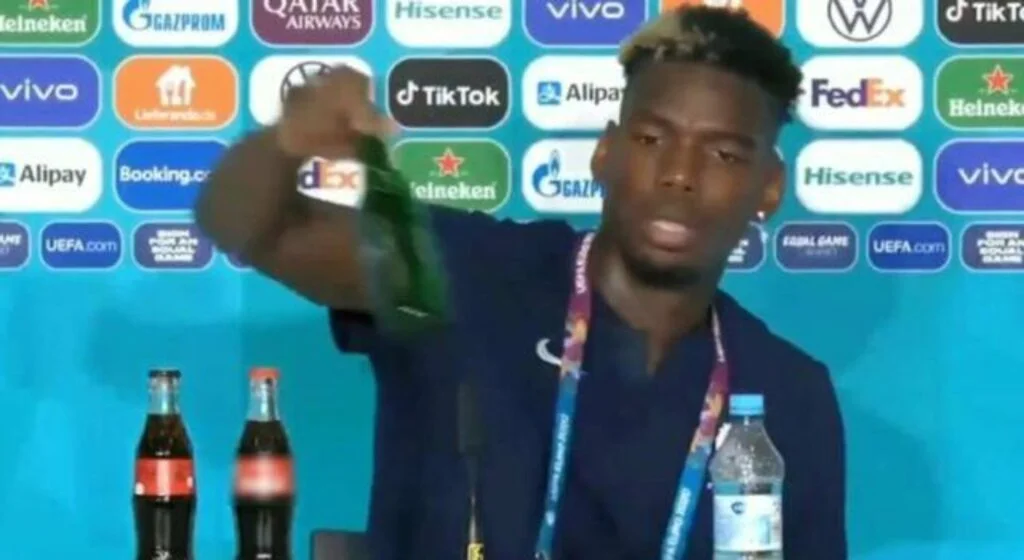 Ronaldo’dan sonra şimdi de Pogba tepkisi! Tek hareketle 4 milyar dolar zarar ettirdi…