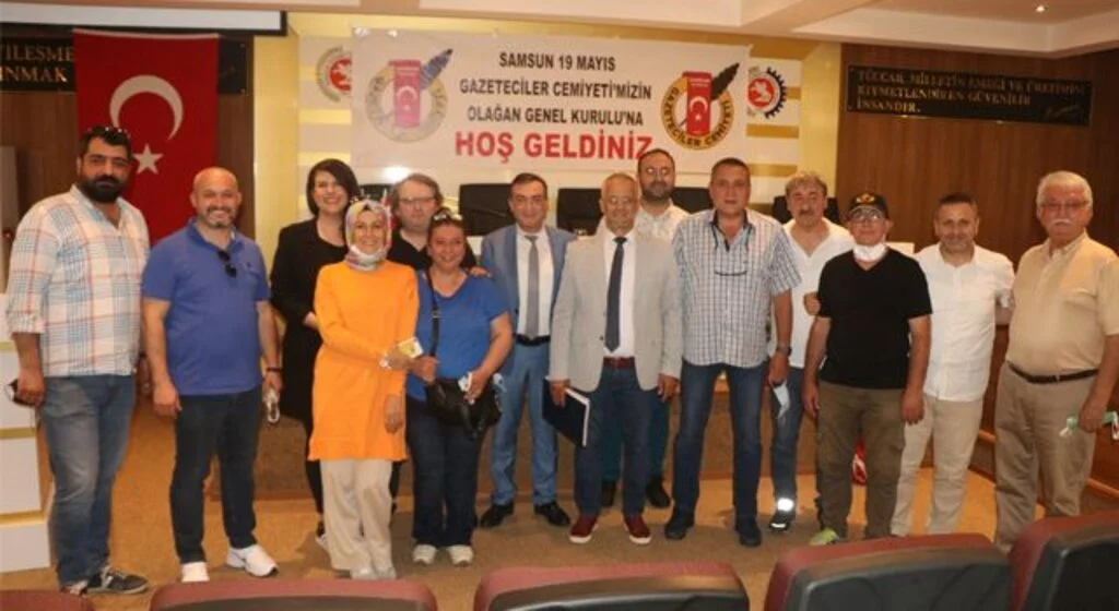 Samsun 19 Mayıs Gazeteciler Cemiyeti Başkanlığına yeniden Çakır seçildi