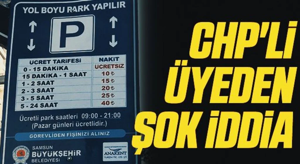 Samsun BB Meclisi CHP Grup Başkanvekili Atilla Tekcan'dan Şok İddia