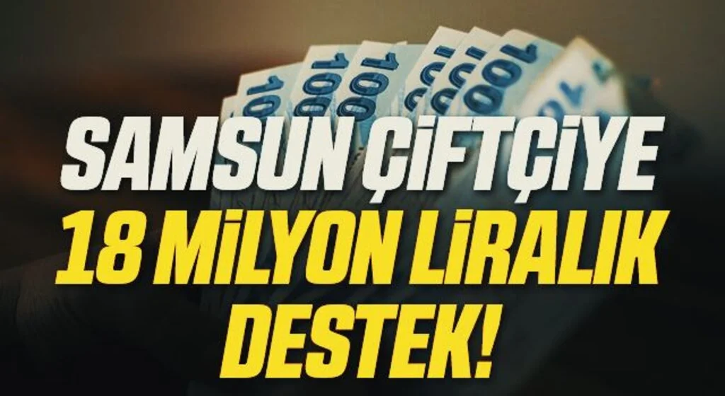 Samsun çiftçisine 18,4 milyon TL yağlı tohumlu bitkiler fark ödemeleri desteği