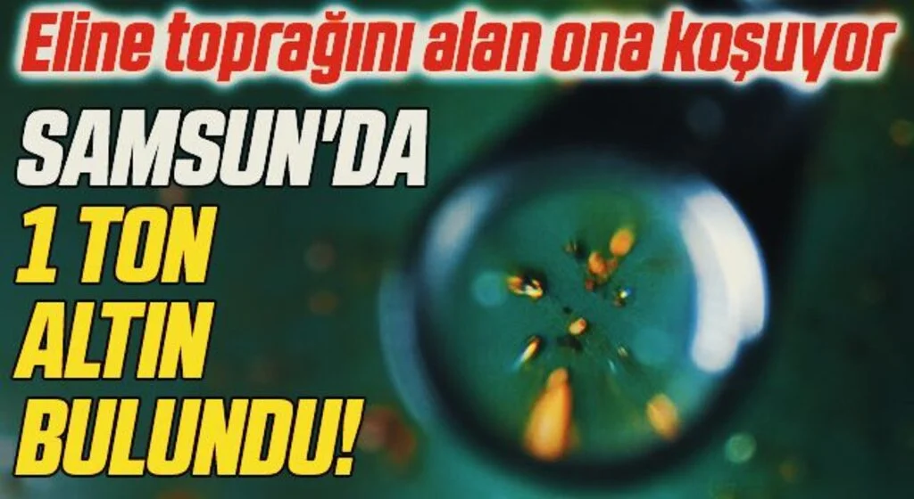 Samsun'da 1 Ton 36 Gram Altın Bulundu! Eline toprağını alan ona koşuyor