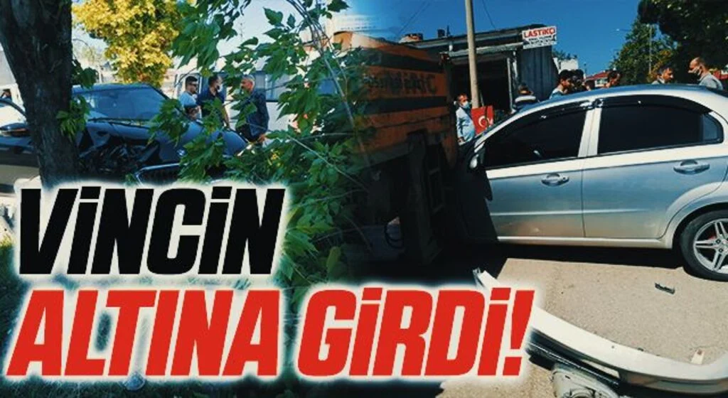 Samsun'da Araçlar perte çıktı