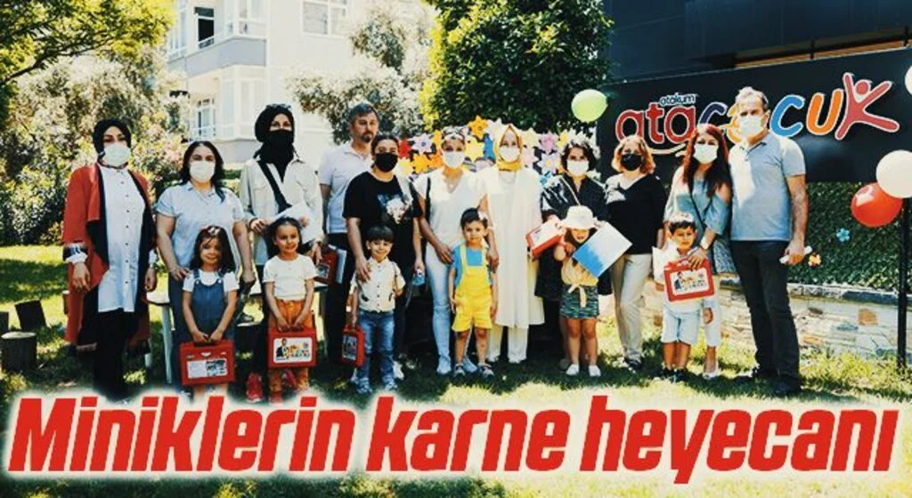 Samsun'da AtaÇocuklu Miniklerin karne heyecanı