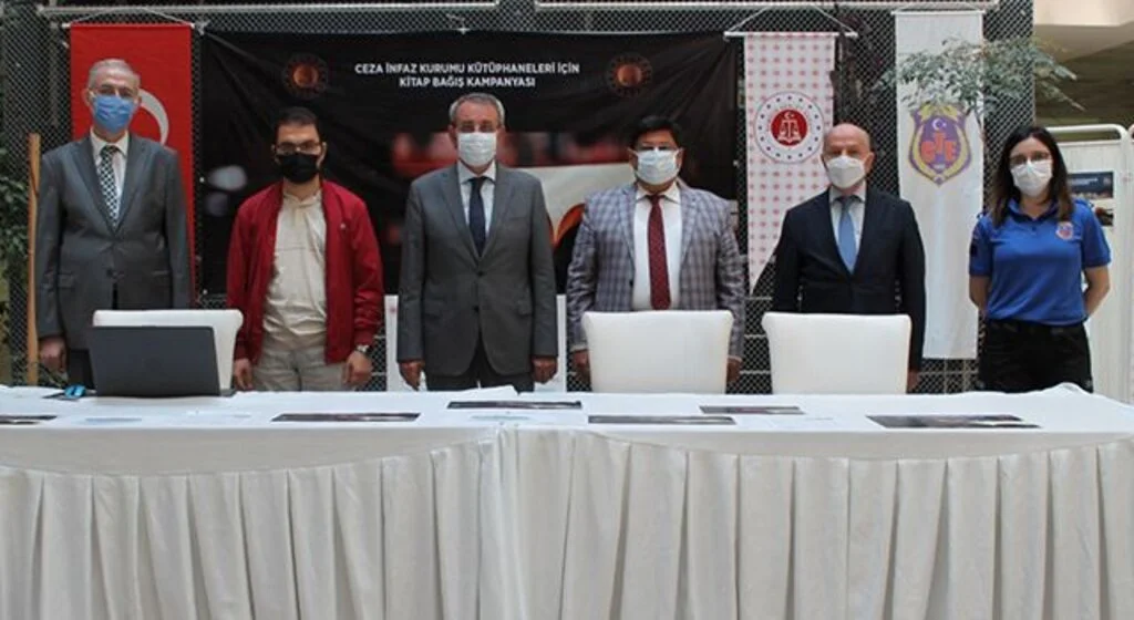Samsun'da ceza infaz kurumları kütüphanelerine destek kampanyası