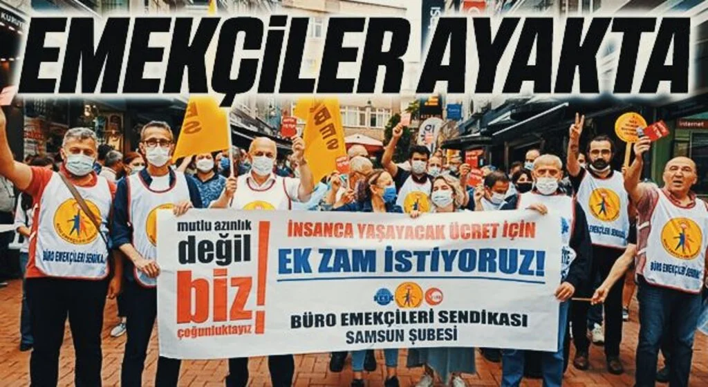 Samsun'da Emekçiler Ayakta