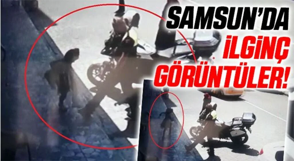 Samsun'da Minik kızın polisle oyunu güldürdü