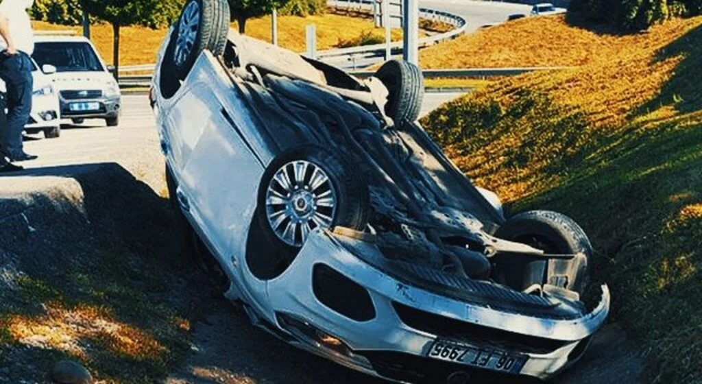 Samsun'da otomobil takla attı: 1 yaralı