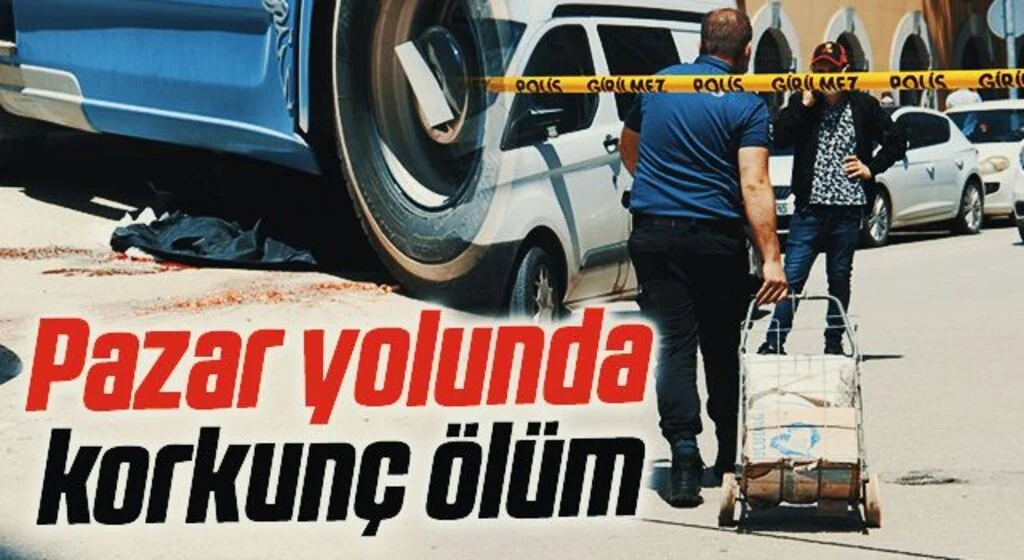 Samsun'da Pazar yolunda korkunç ölüm