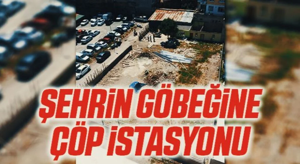 Samsun'da Şehrin göbeğine çöp istasyonu