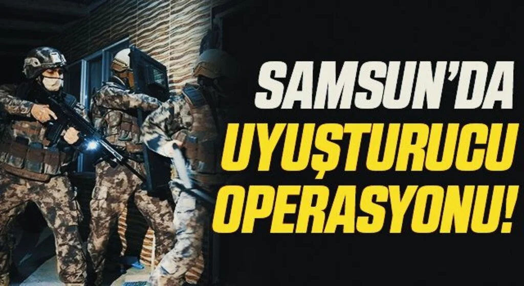 Samsun'da uyuşturucu operasyonu: 4 gözaltı