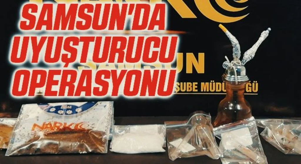 Samsun'da uyuşturucu operasyonu: 4 gözaltı