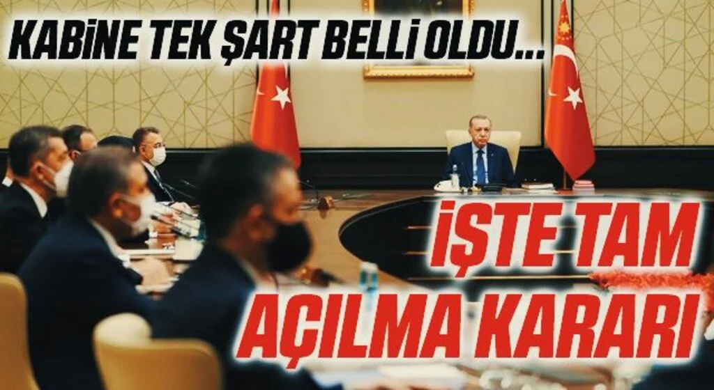 Son dakika: Tam açılma için Kabine'deki tek şart! Kritik eşik...