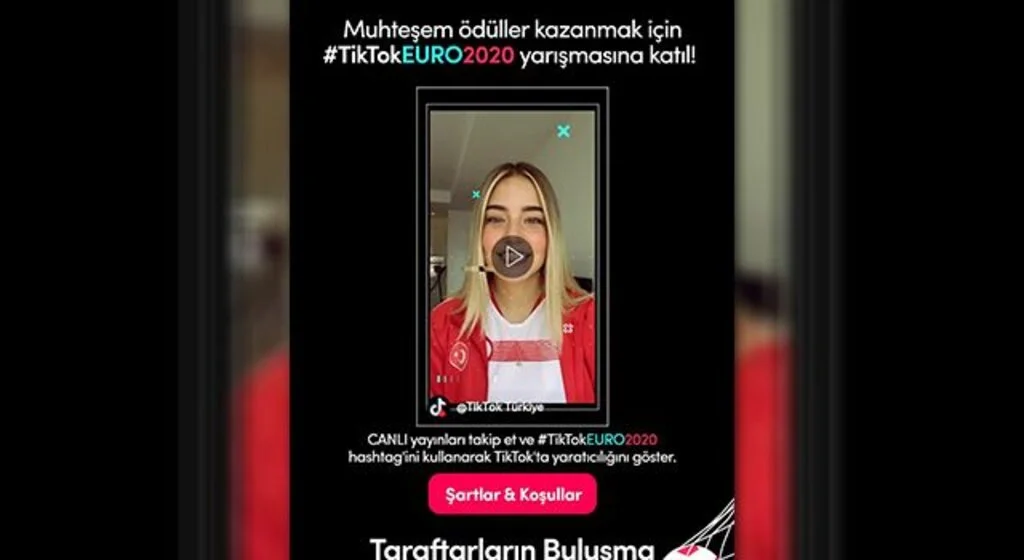 TikTok, EURO 2020 İçin Sponsorluk Çalışmalarına Hız Kesmeden Devam Ediyor