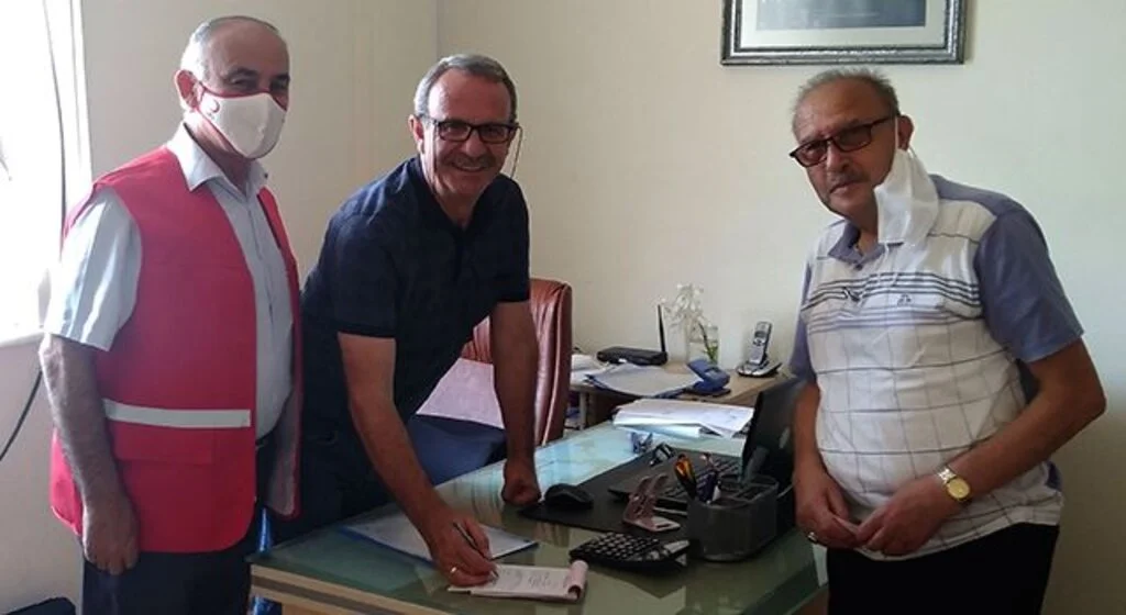 Türk Kızılay Havza Temsilciliği ilk vekaleten kurban bağışını aldı
