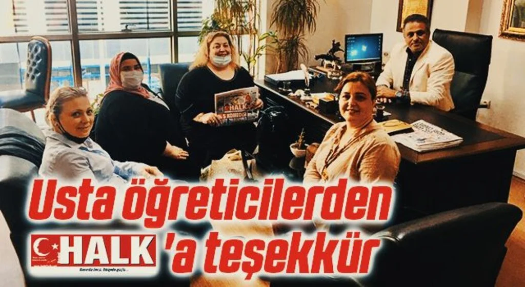 Usta öğreticilerden HHALK'a teşekkür