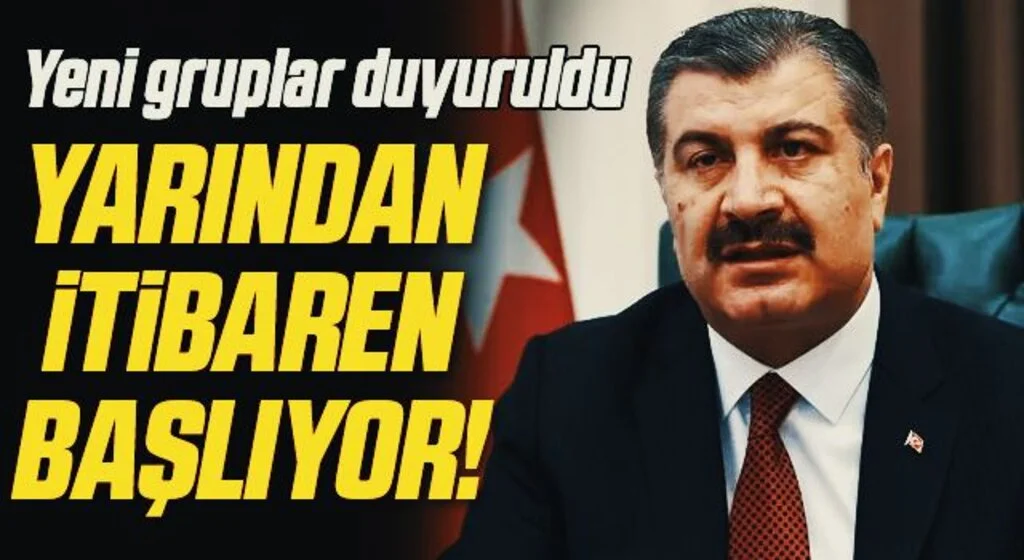 Yarından İtibaren Başlıyor! Yeni Gruplar Duyuruldu