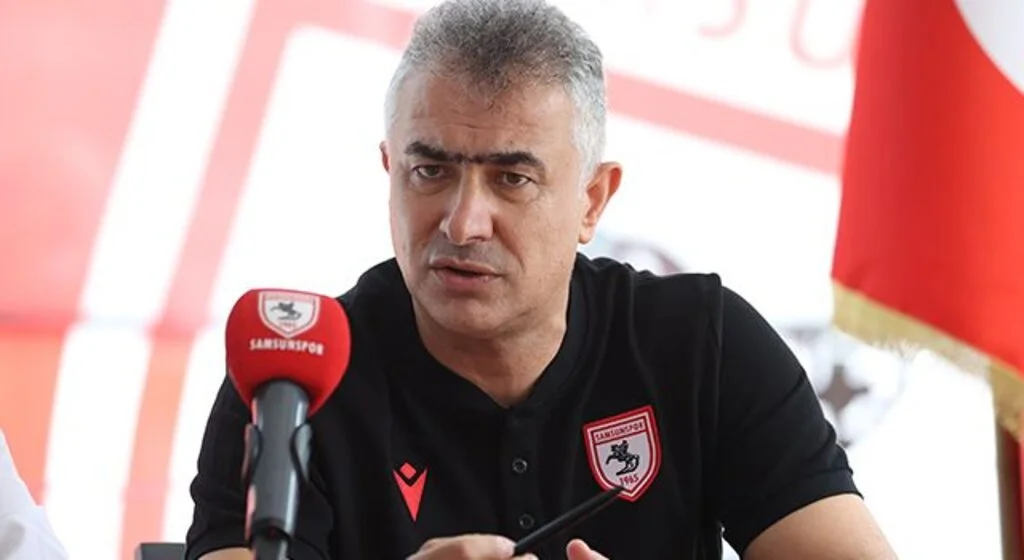 Yılport Samsunspor Teknik Direktörü Mehmet Altıparmak'tan ilk açıklama