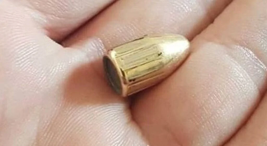 Yorgun mermi isabet eden şahıs yaralandı