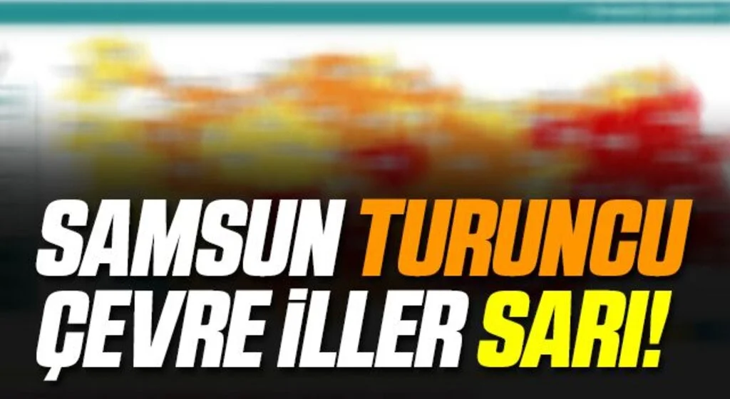 18 yaş üstü aşılamada Samsun ‘turuncu’, çevre iller ‘sarı’