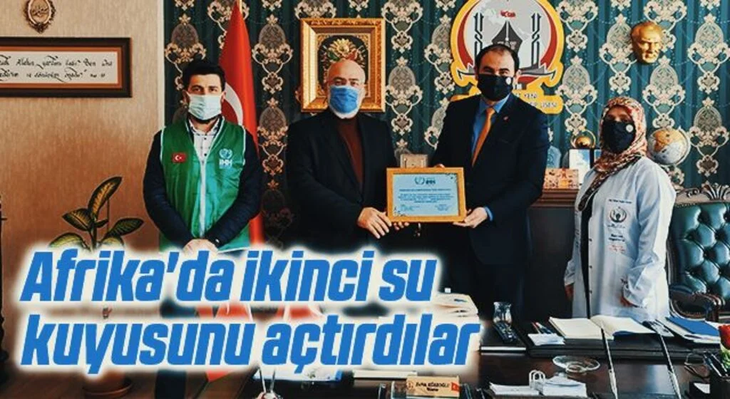 Afrika'da ikinci su kuyusunu açtırdılar