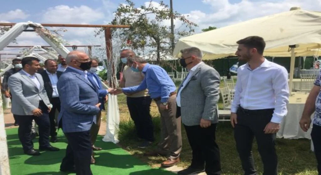 AK Parti Çarşamba İlçe Başkanlığında bayramlaşma töreni düzenlendi