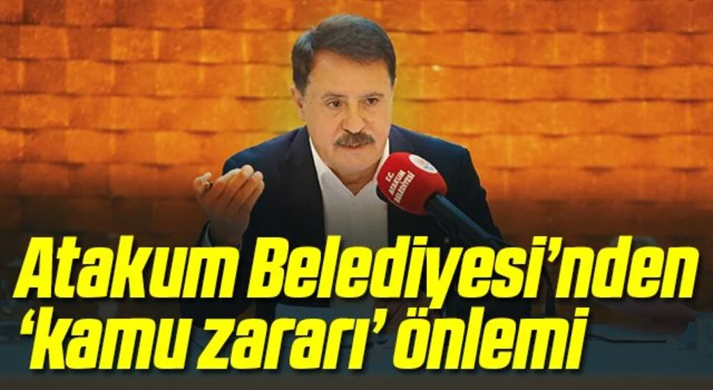 Atakum Belediyesi’nden ‘kamu zararı’ önlemi