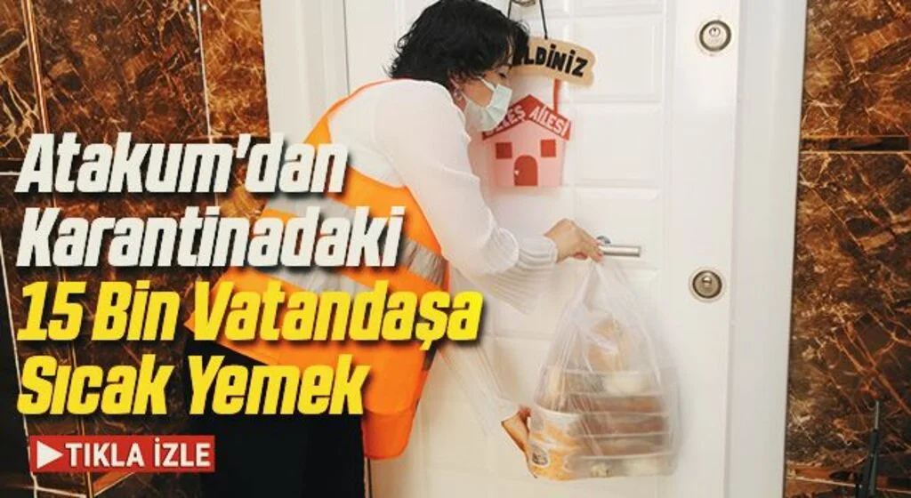 Atakum'da 15 bin vatandaşa sıcak aş