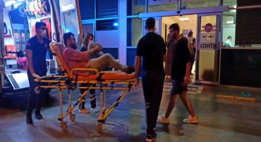 Bafra'da silahlı yaralama