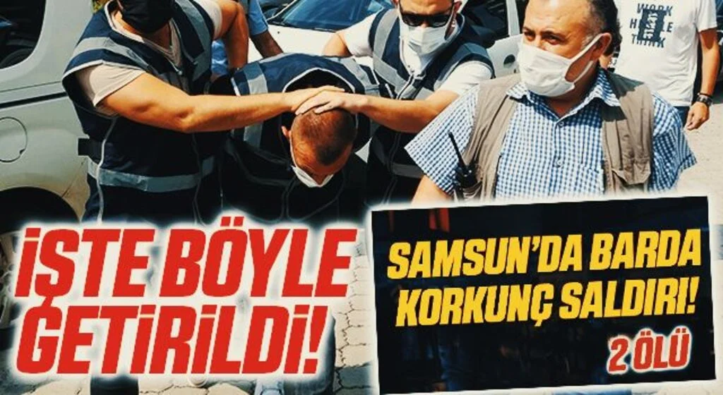 Barda 2 kişiyi öldüren bodyguard, polis yeleği ile adliyeye sevk edildi