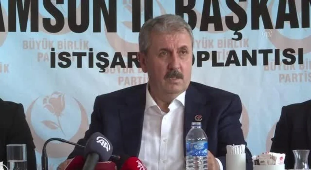 BBP Genel Başkanı Mustafa Destici, Samsun'da konuştu