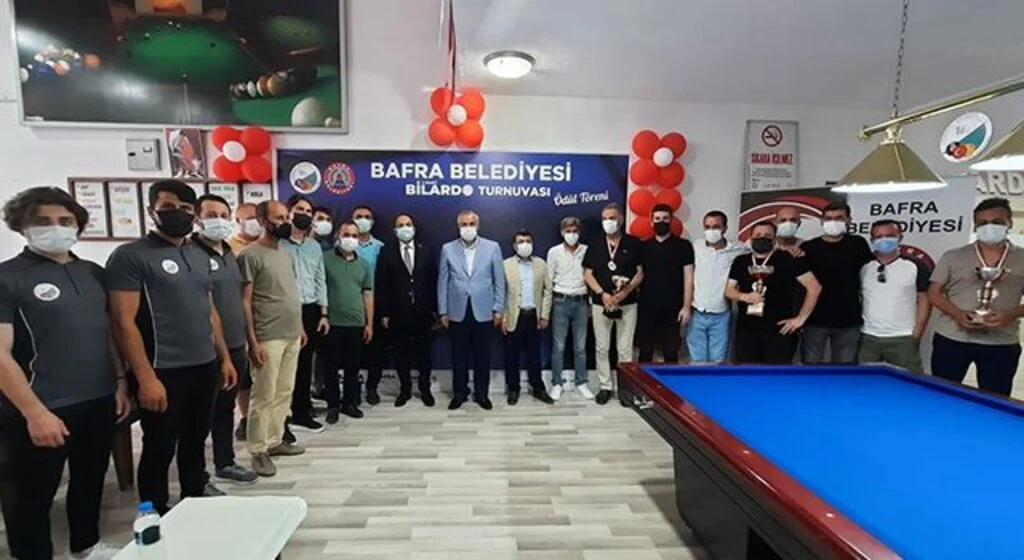 Bilardo turnuvası finali şölen havasında geçti