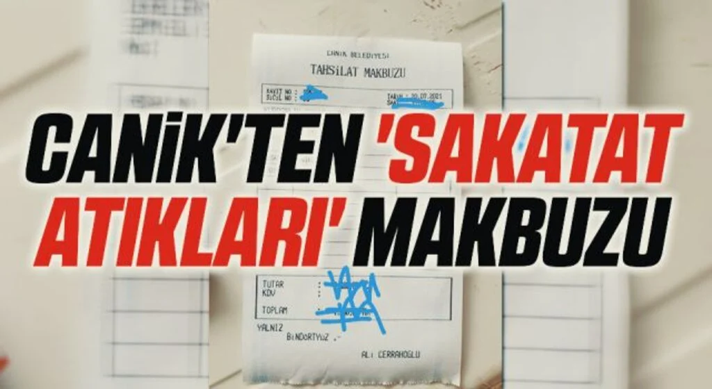 Canik'ten 'sakatat atıkları' makbuzu